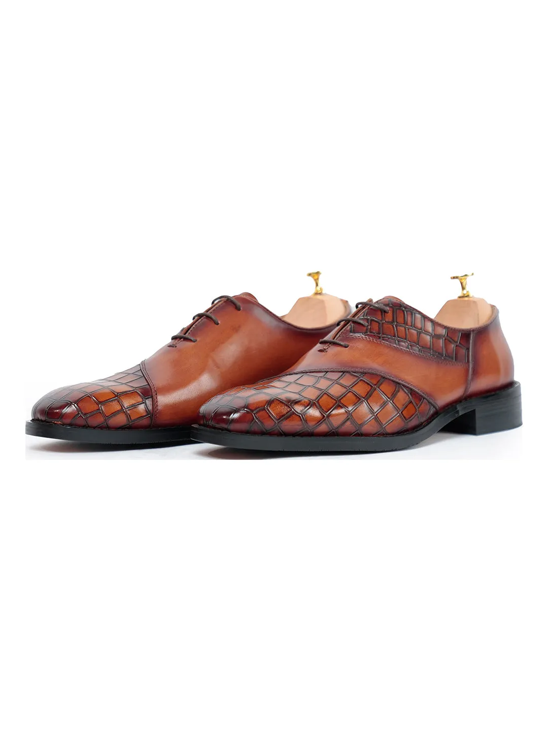 Aristo Croc Lace up Brown