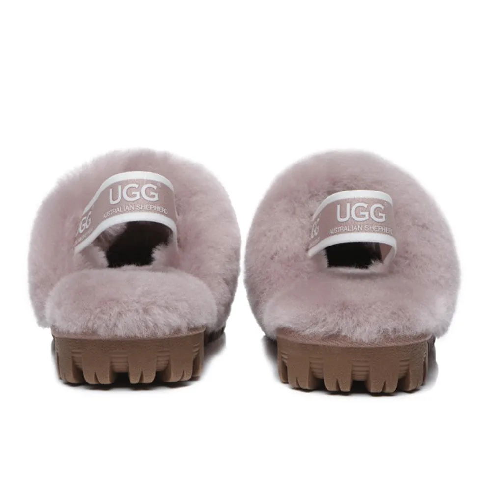 Australian Shepherd Kids Slingback UGG Slipper Kids Waffle Plus #AS2043K