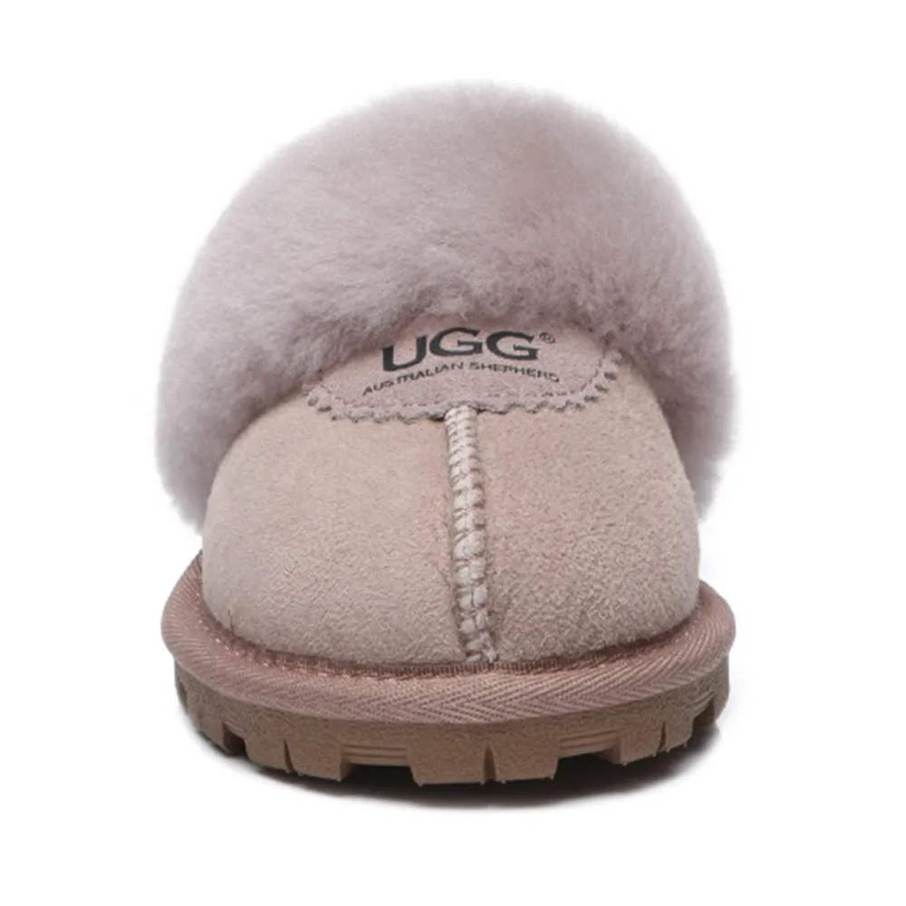 Australian Shepherd Kids Slingback UGG Slipper Kids Waffle Plus #AS2043K