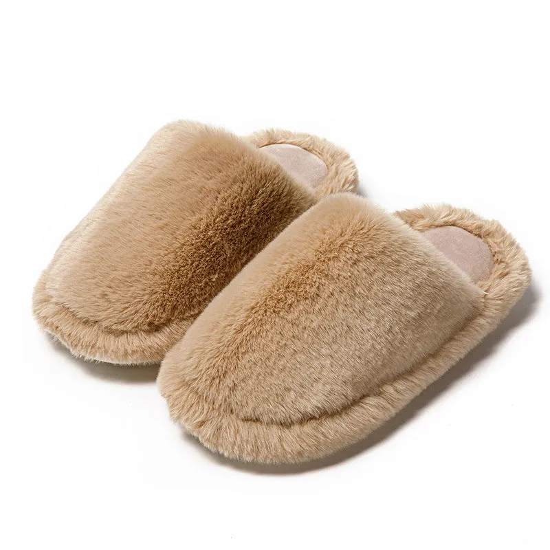 Baotou Cotton Slippers Home Plush Women