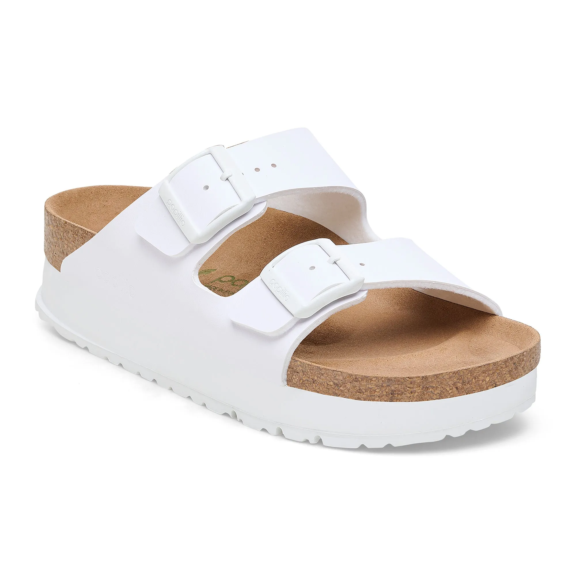 Birkenstock Arizona Flex Platform 
Birko-Flor - White