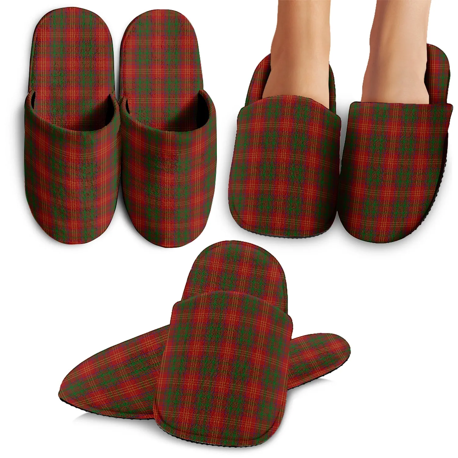 Burns Tartan Home Slippers