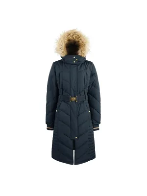 Charlotte Longline Coat - Navy