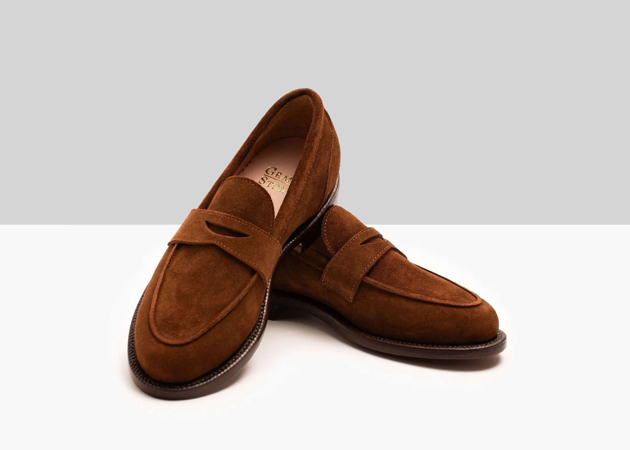 Clara Penny Loafer Bourbon Suede