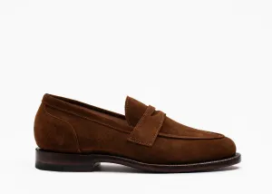 Clara Penny Loafer Bourbon Suede