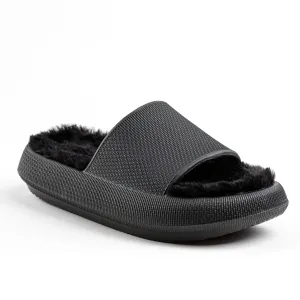 Cloud Slides Slippers | Black