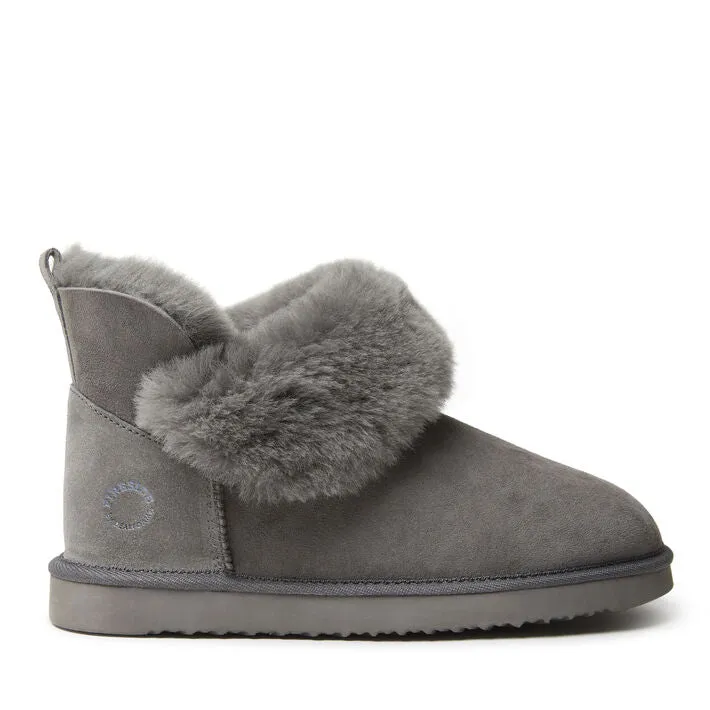 Dearfoams | Genuine Shearling Bootie Slipper | Women's