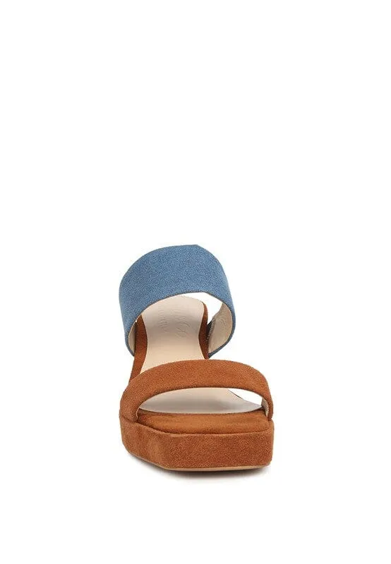 Eddlia Slip On Platform Sandals