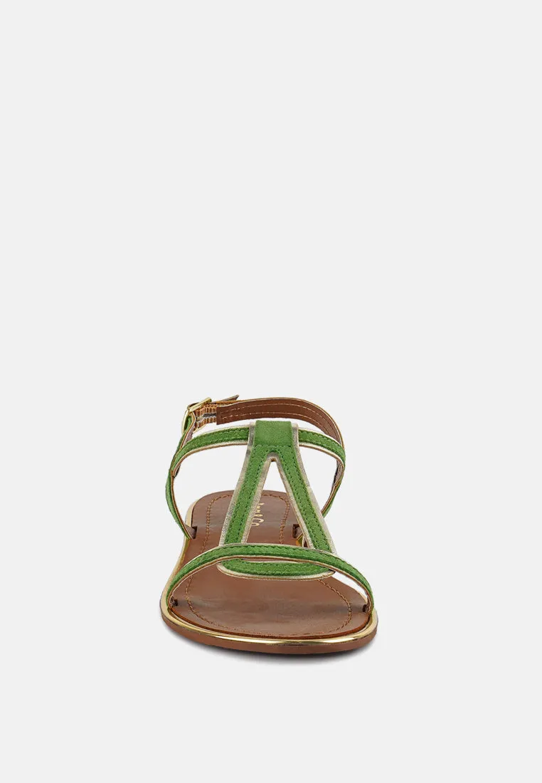 Feodora Flat Slip On Sandals