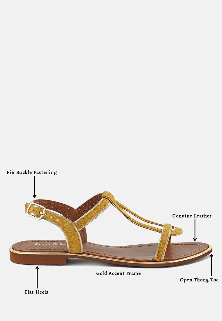 Feodora Flat Slip On Sandals