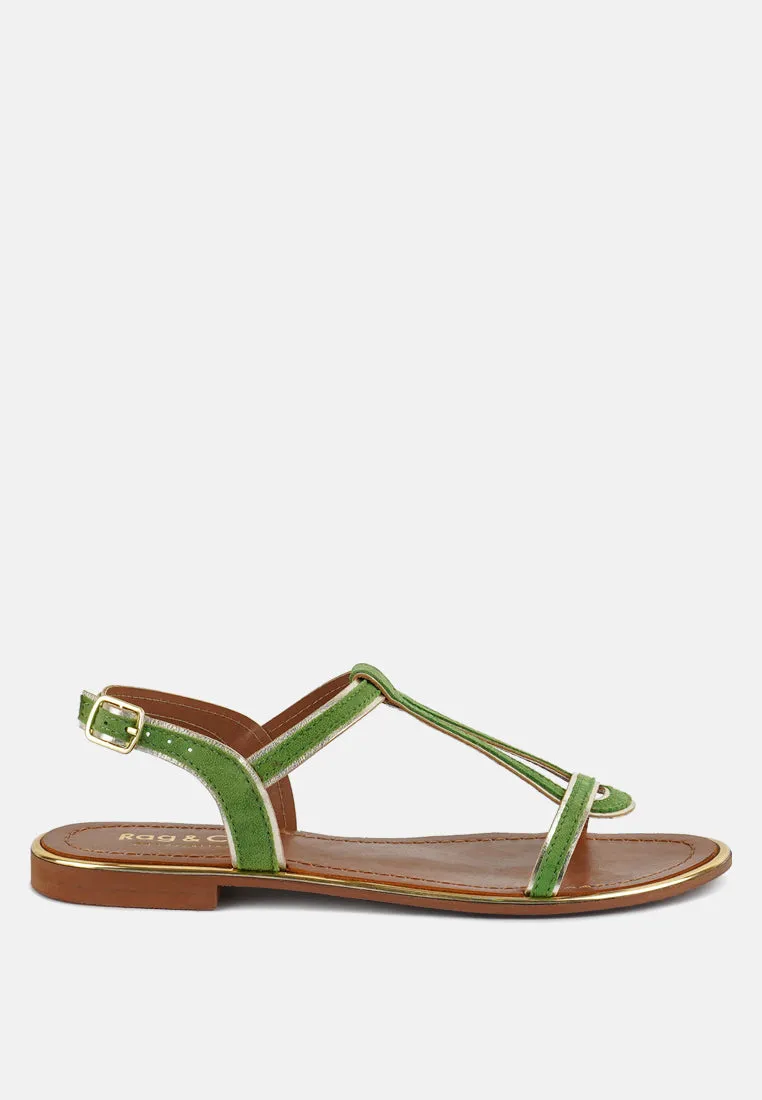 Feodora Flat Slip On Sandals