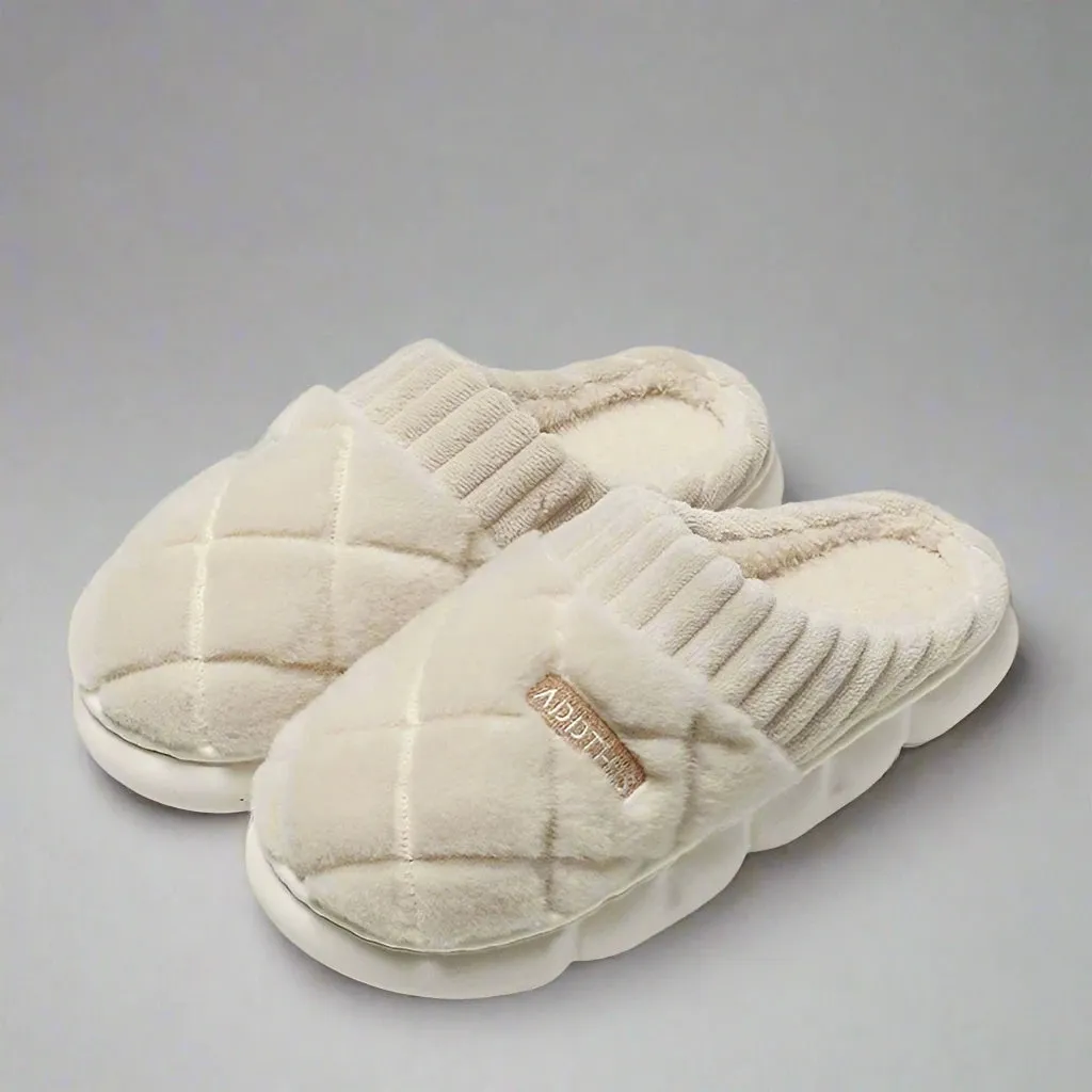 Fluffy Cotton Slippers for Couples