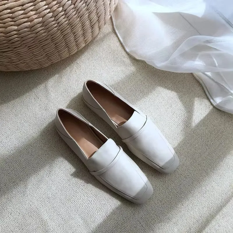 Handmade Women's Genuine Leather Loafers