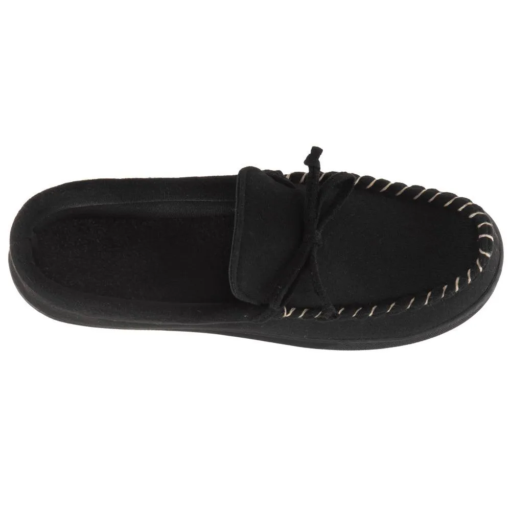 Men’s Isotoner Faux Wool Blake Moccasin Slippers