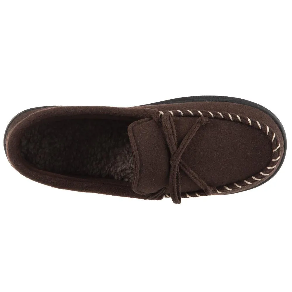 Men’s Isotoner Faux Wool Blake Moccasin Slippers