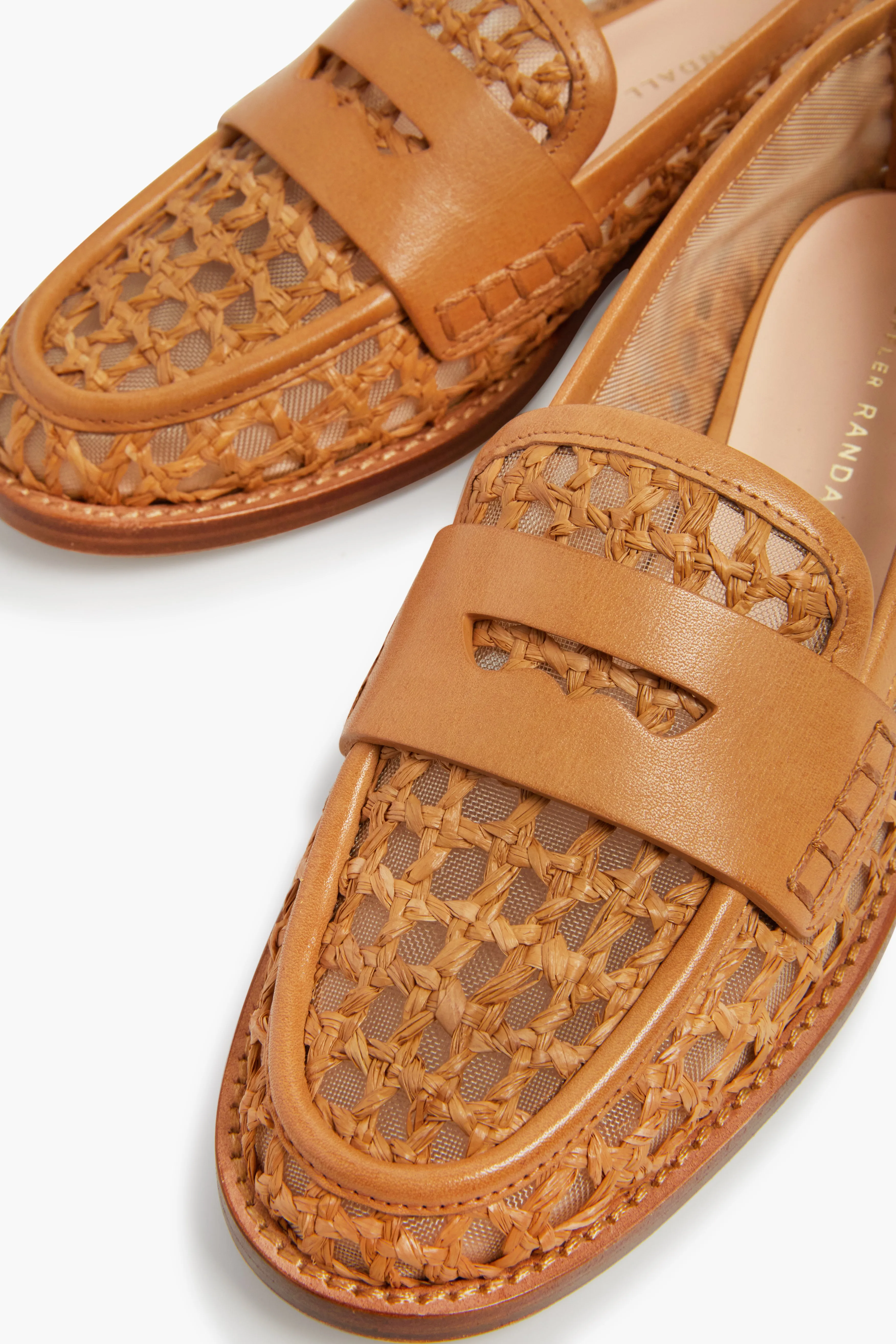 Natural Raffia Rachel Loafers