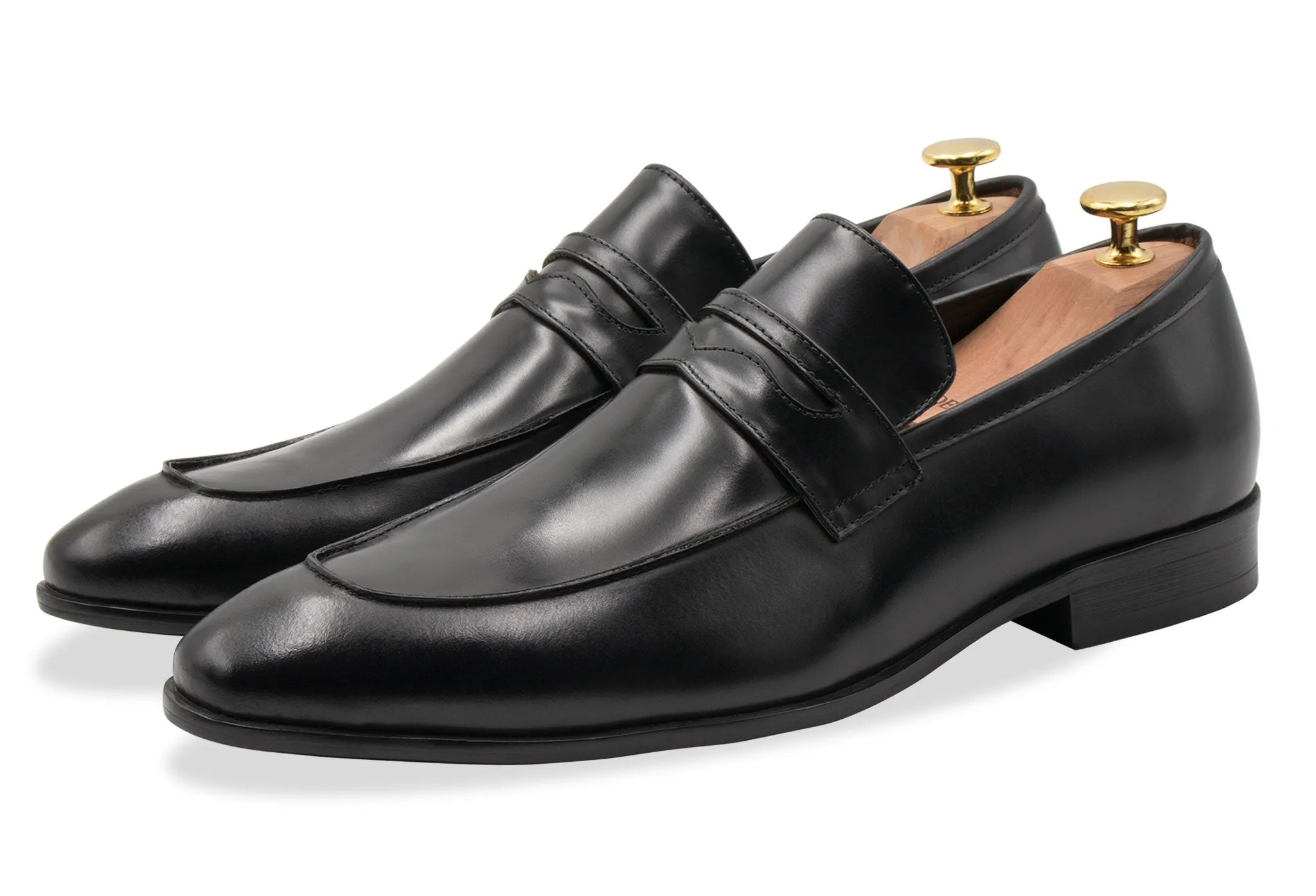 Olavarria Black Penny Loafer