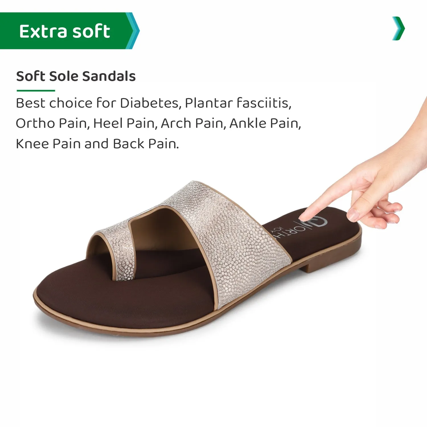 ORTHO JOY doctor Fancy Slipper for women