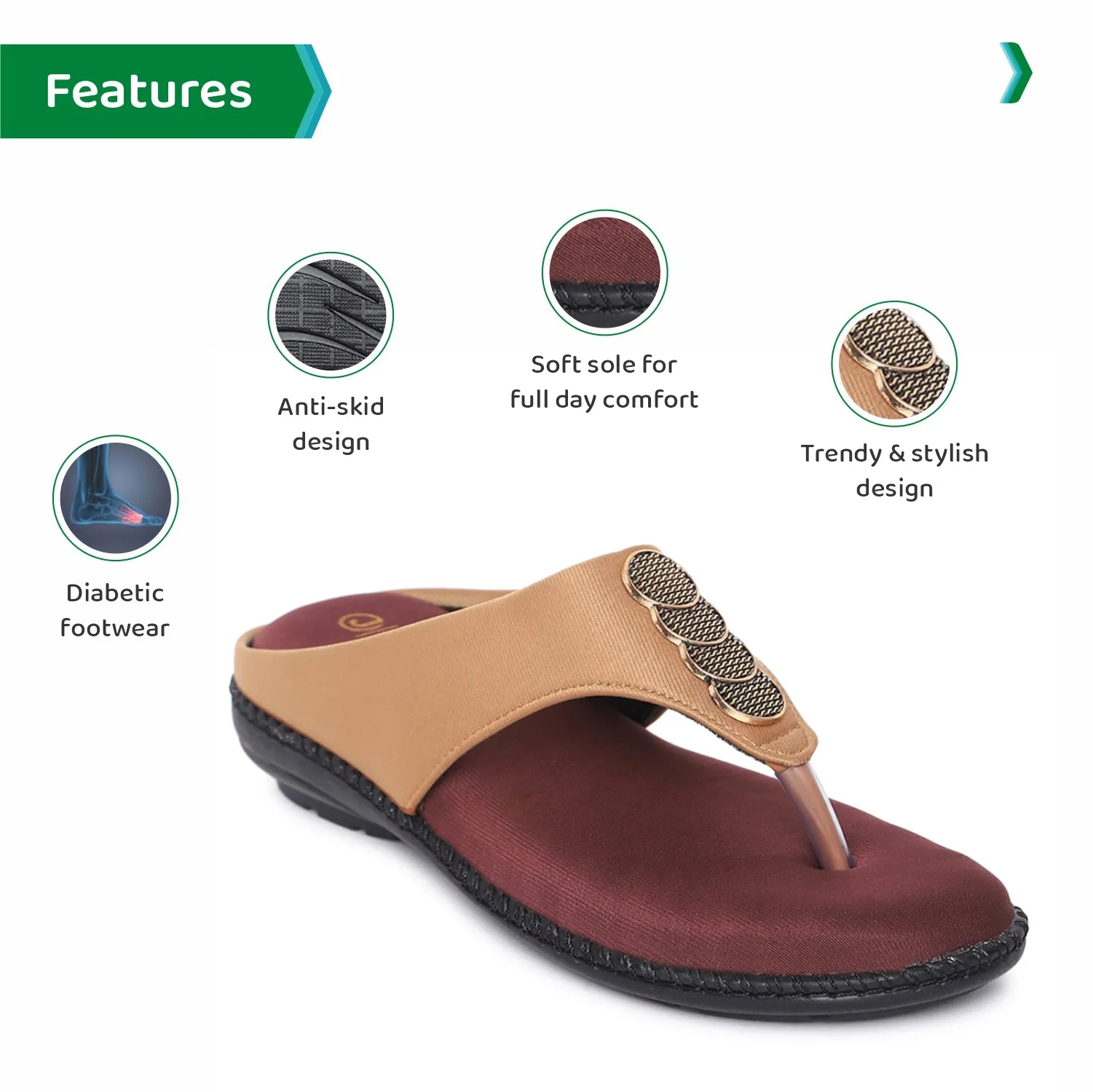 ORTHO JOY Stylish chappal | Comfortable sandals