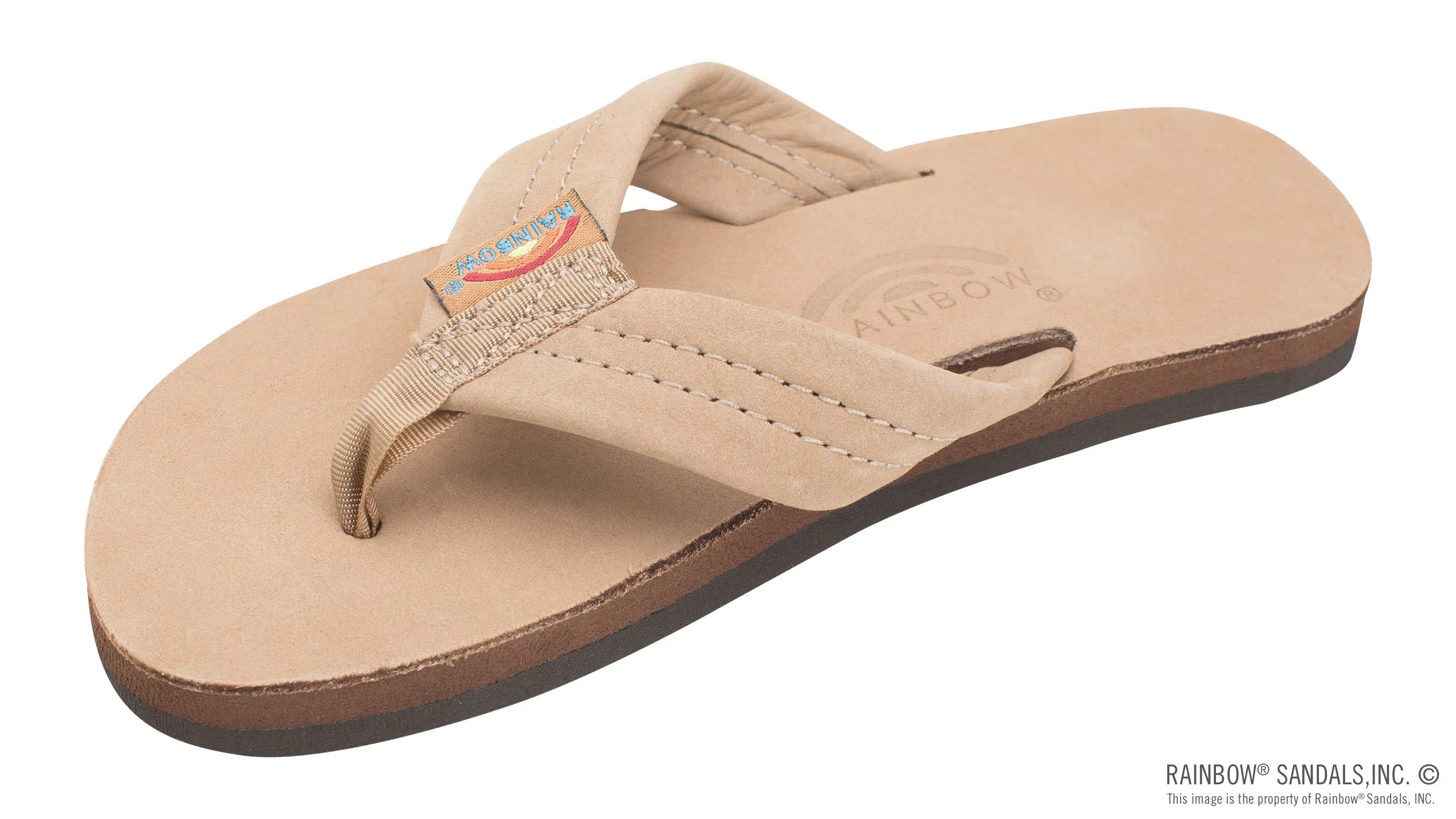 Rainbow Sandals Kids Premier Leather 1" Strap - Sierra Brown