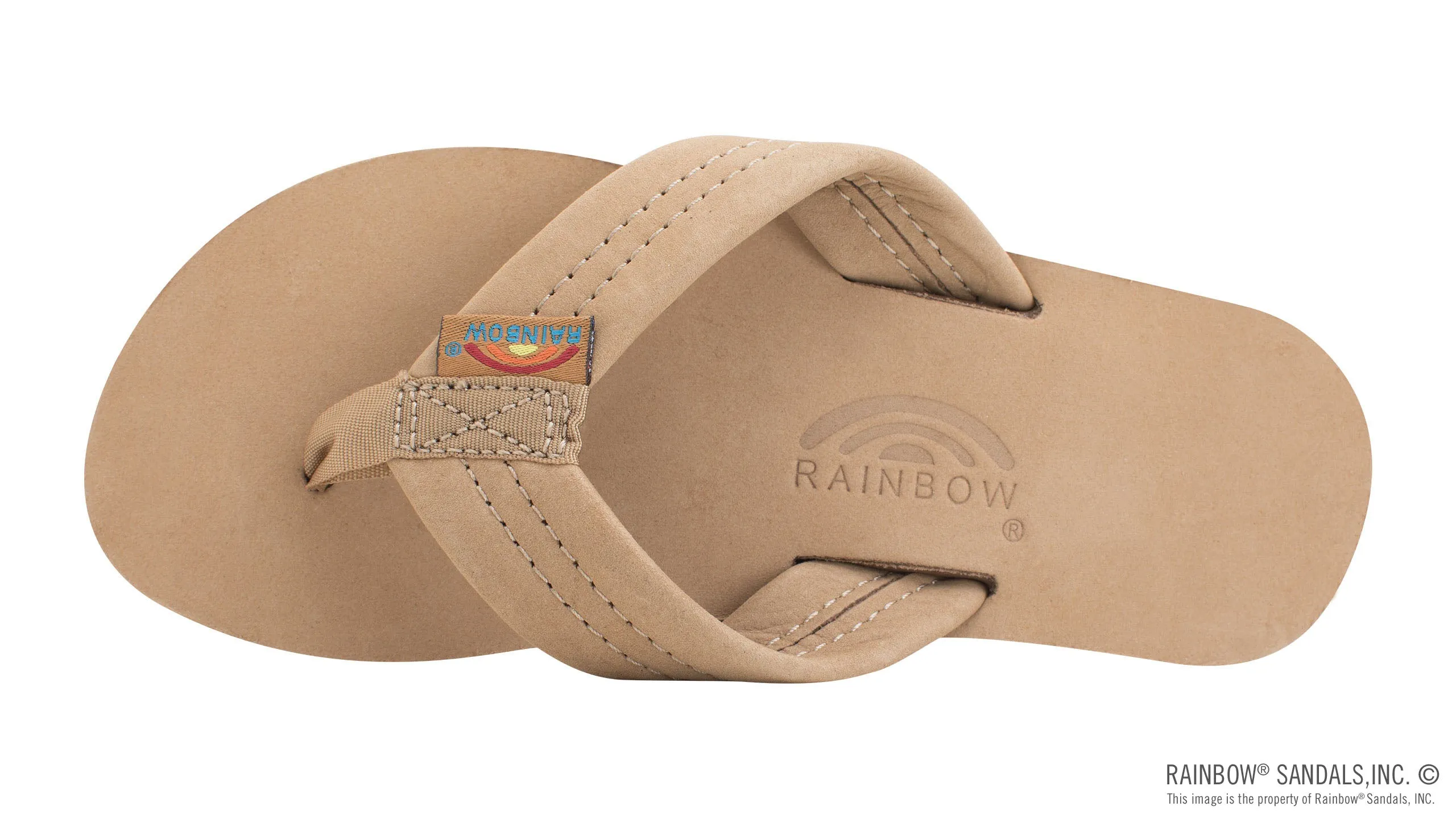 Rainbow Sandals Kids Premier Leather 1" Strap - Sierra Brown