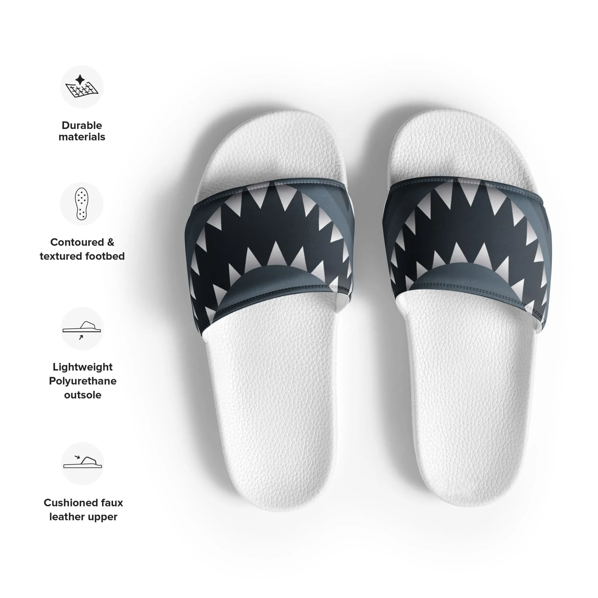 Shark Bite Men's Sandals (Slides)