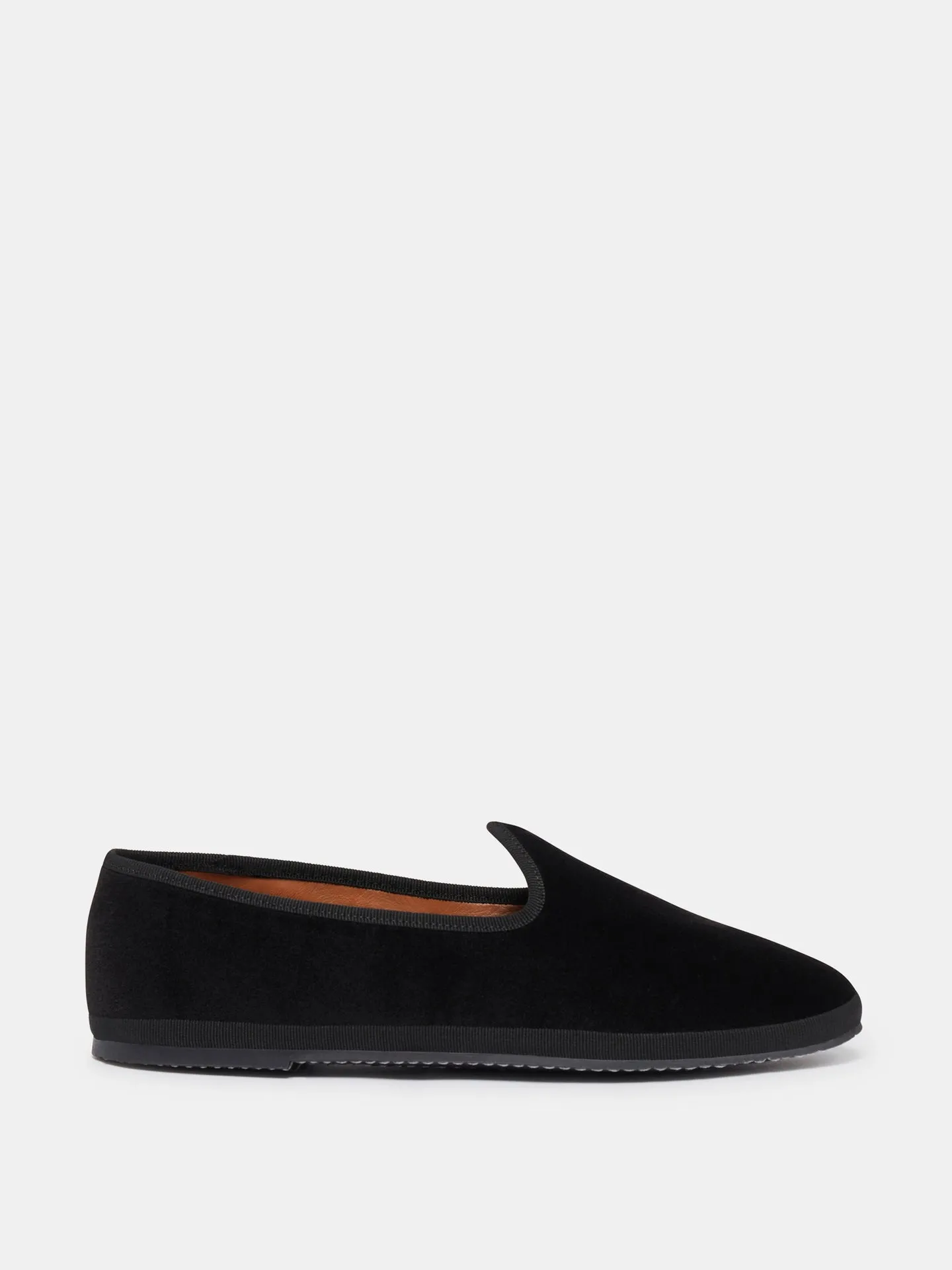 Soft Venetian Slipper / Black Velvet