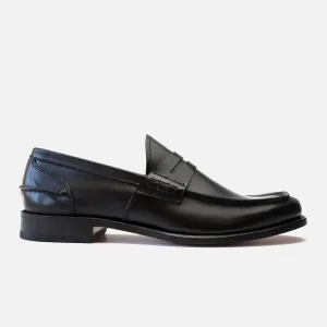 Tangier Black Beckett Leather Loafer