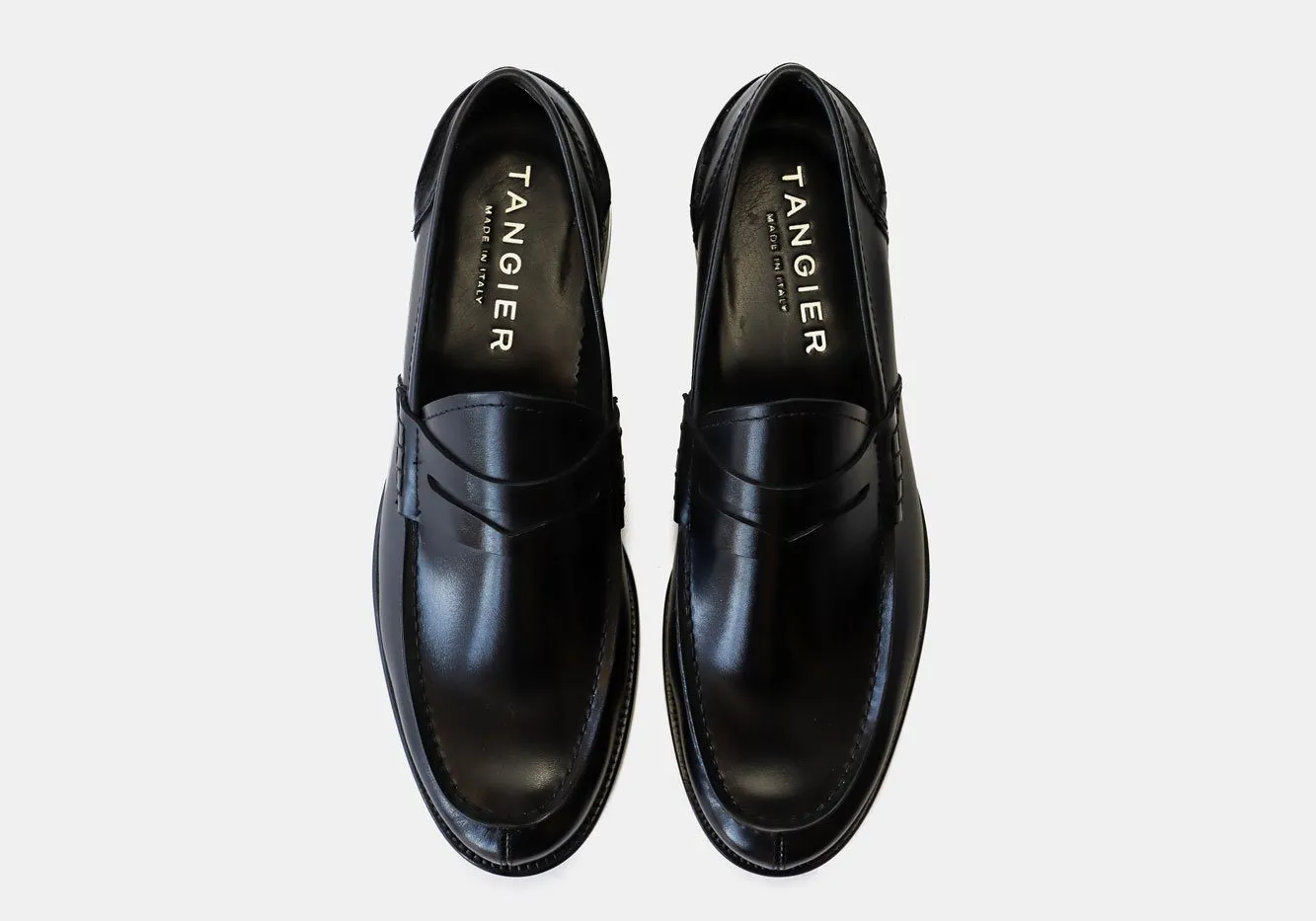 Tangier Black Beckett Leather Loafer