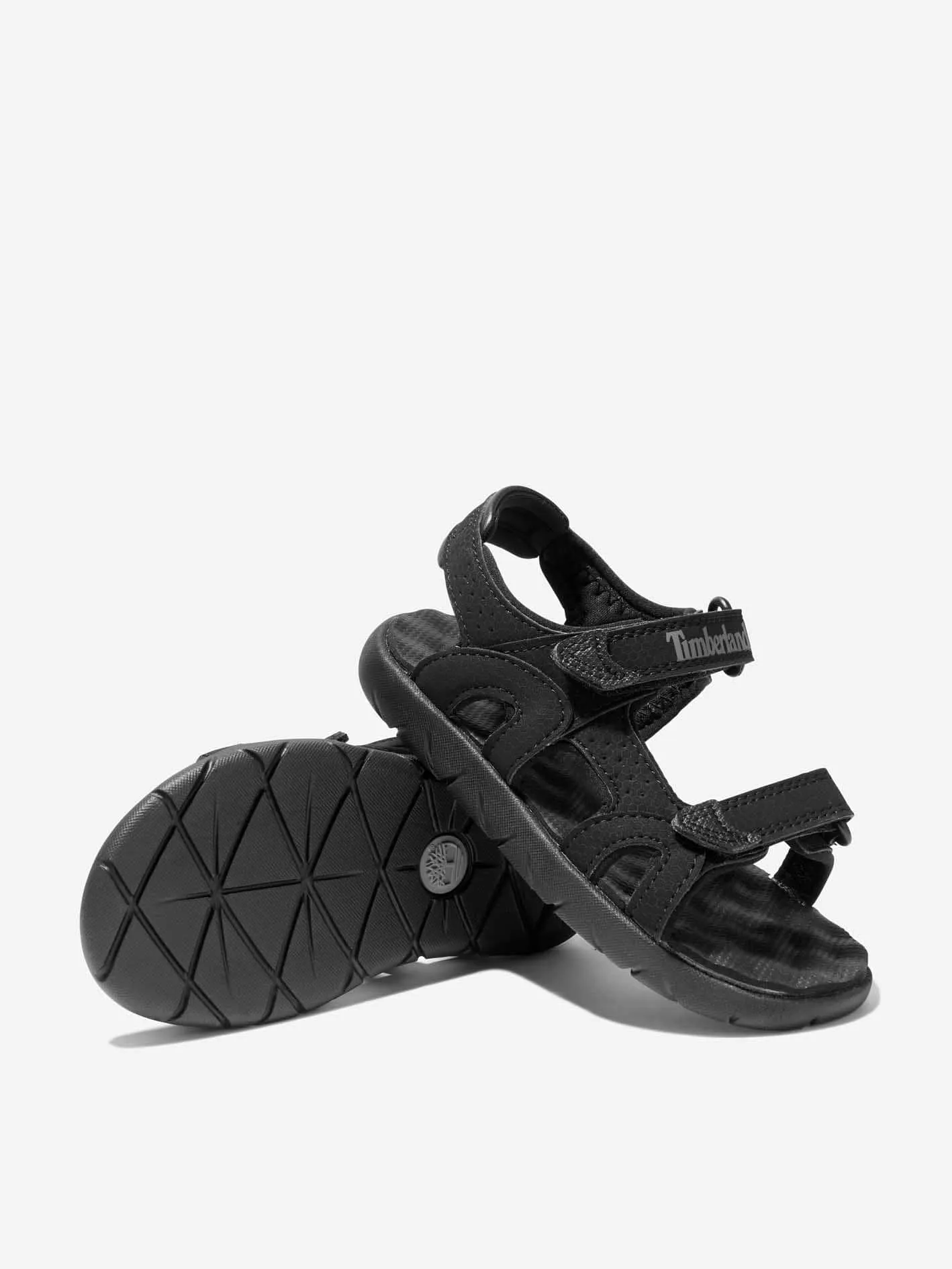 Timberland Boys Faux Leather Perkins Row Strap Sandals