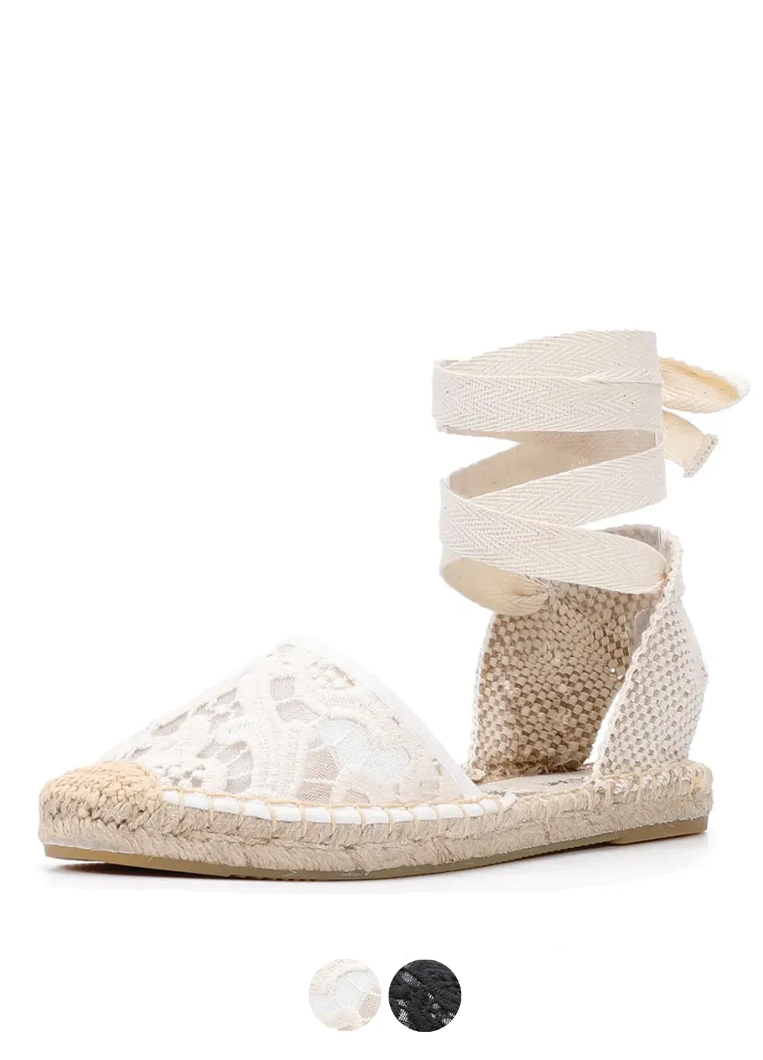 USS Shoes Chelito Women's Lace Flat Espadrilles