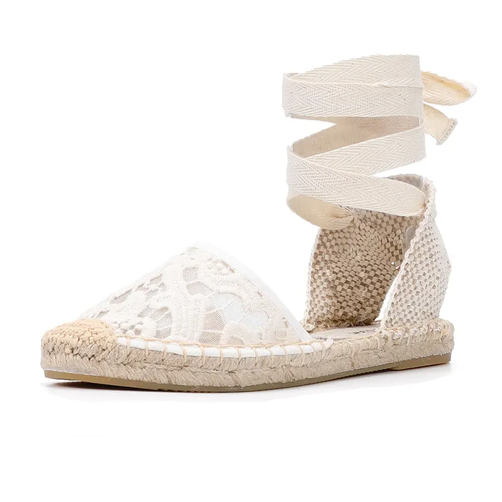 USS Shoes Chelito Women's Lace Flat Espadrilles